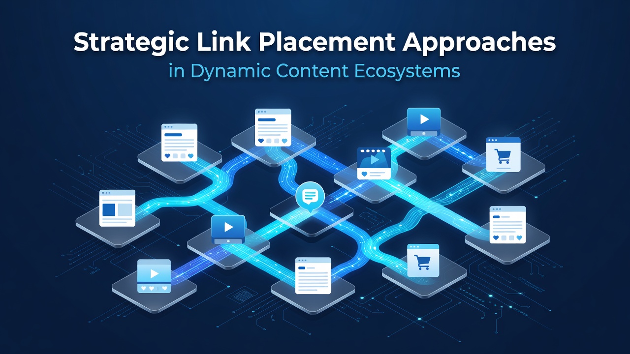 Strategic Link Placement Approaches in Dynamic Content Ecosystems