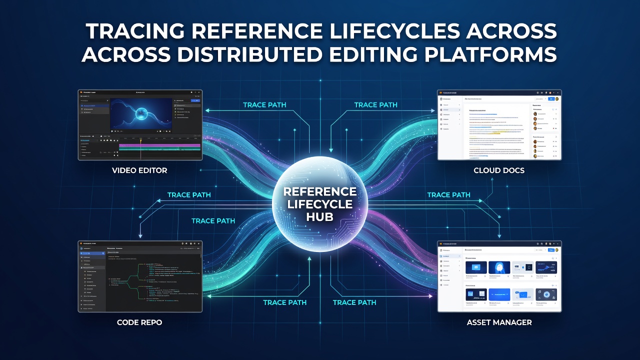 Tracing Reference Lifecycles Across Distributed Editing Platforms